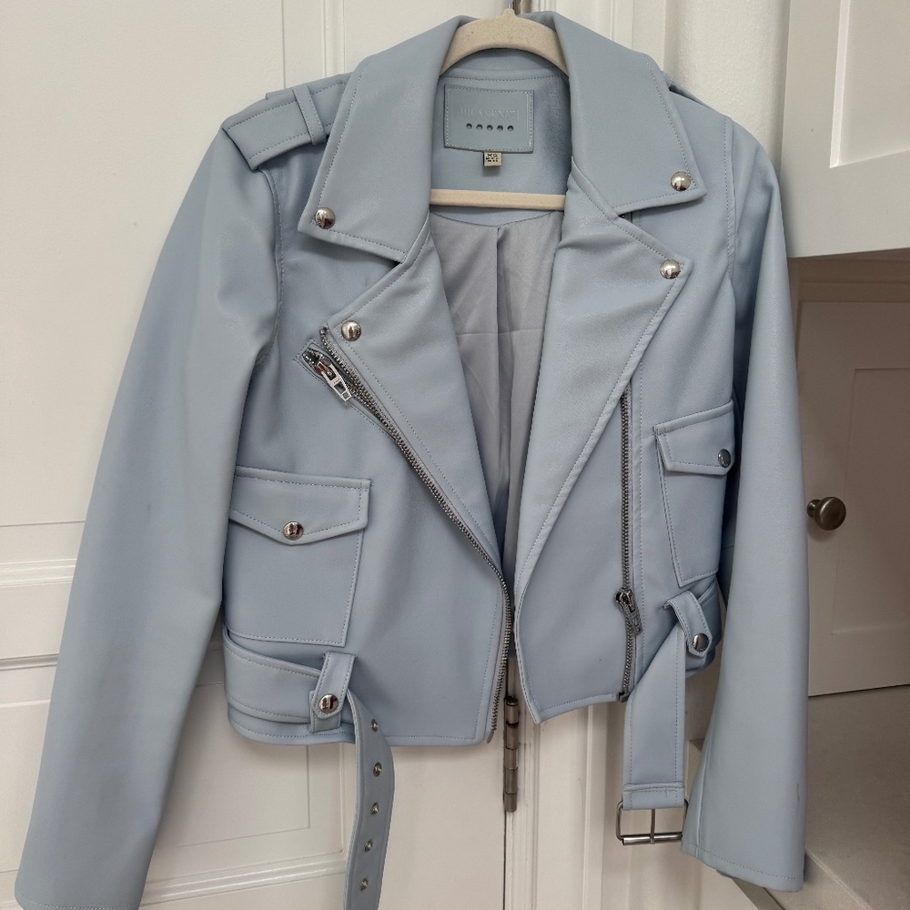 Blank NYC Leather Type Jacket - worn once